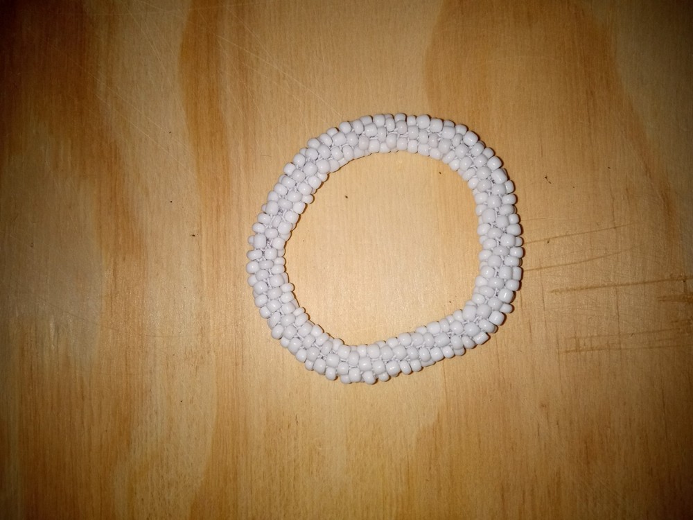 IDDE DE OBATALA TEJIDO ( SANTERIA Y IFA )