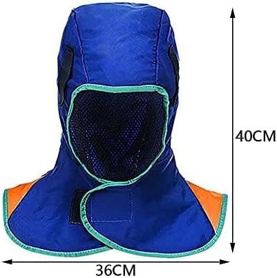 Welding Hood Fireproof Washable Neck Protector Face Shield Cotton Mask