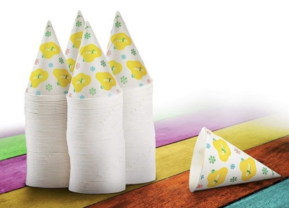 220 Count Leak Proof Snow Cone Cups 6 Oz - SHIPS NOW