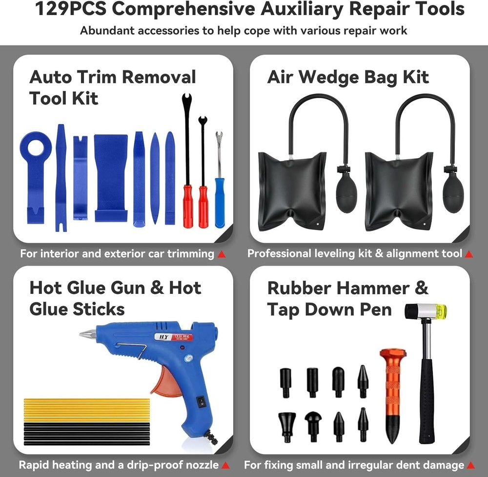 Professional Dent Removal Kit - Paint-Safe & Effective