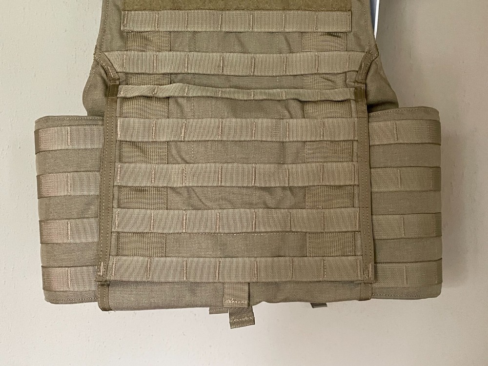 Protech Tactical Armor Plate Carrier Large Tan Molle APV RACK TMW