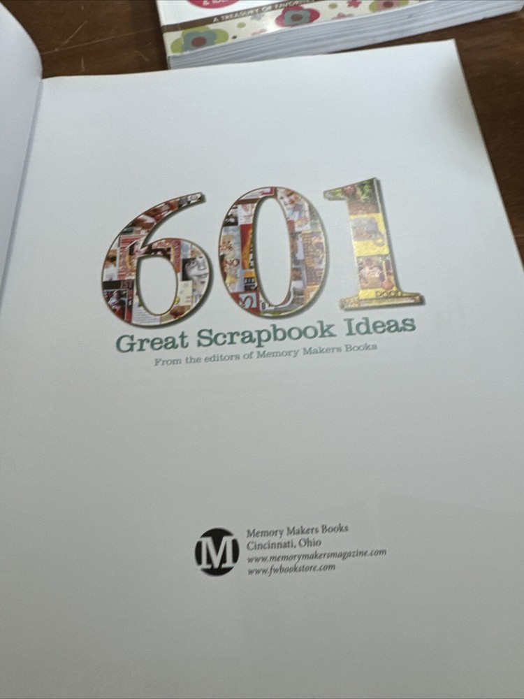 Memory Makers Scrapbooking Technics Set Of Four Books