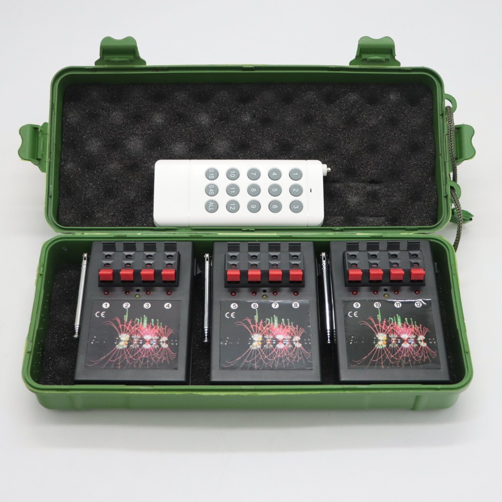 12CH remote function Wireless Fireworks Firing System display fast transport New