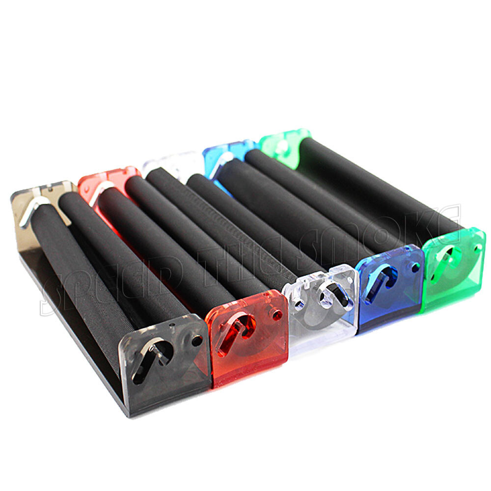Plastic Rolling Papers Rolling Machine Cigarette Hand Roller Maker 110mm New