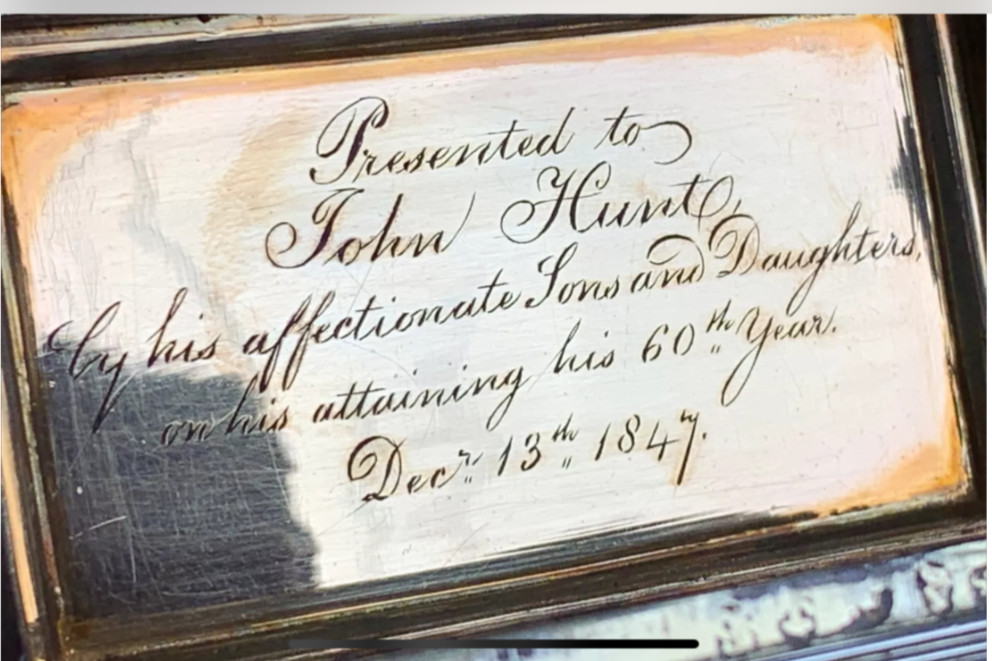 EXCEPTIONAL ANTIQUE SILVER SNUFF BOX JOSEPH WILLMORE BIRMINGHAM 1825
