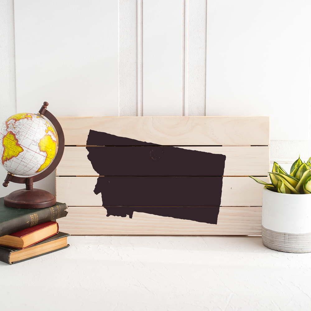 Montana State Stencil - Durable & Reusable Mylar Stencils