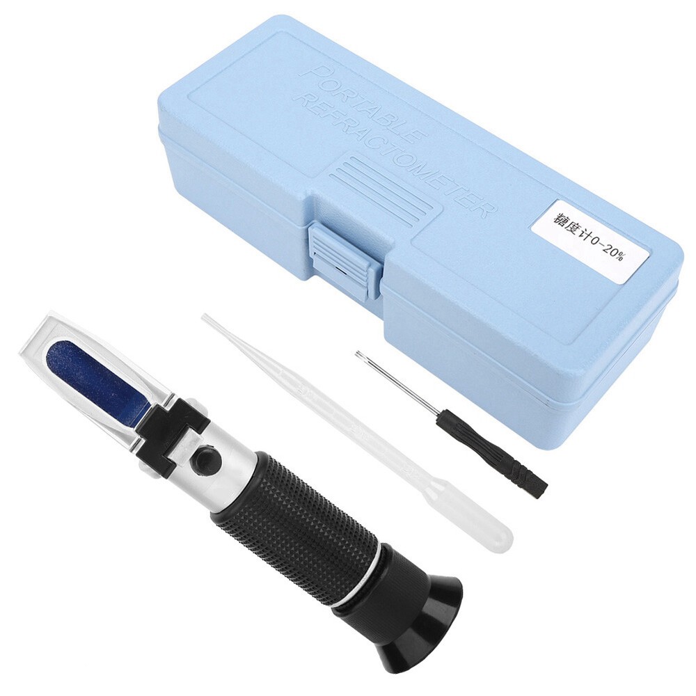 Refractometer Sugar Tester Meter 0-20% Automatic Temperature Compensation