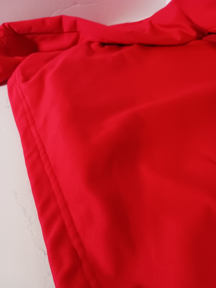 Dunning Golf 1/4 Zip Pullover Players Windbreaker Jacket Mens Sz S Red