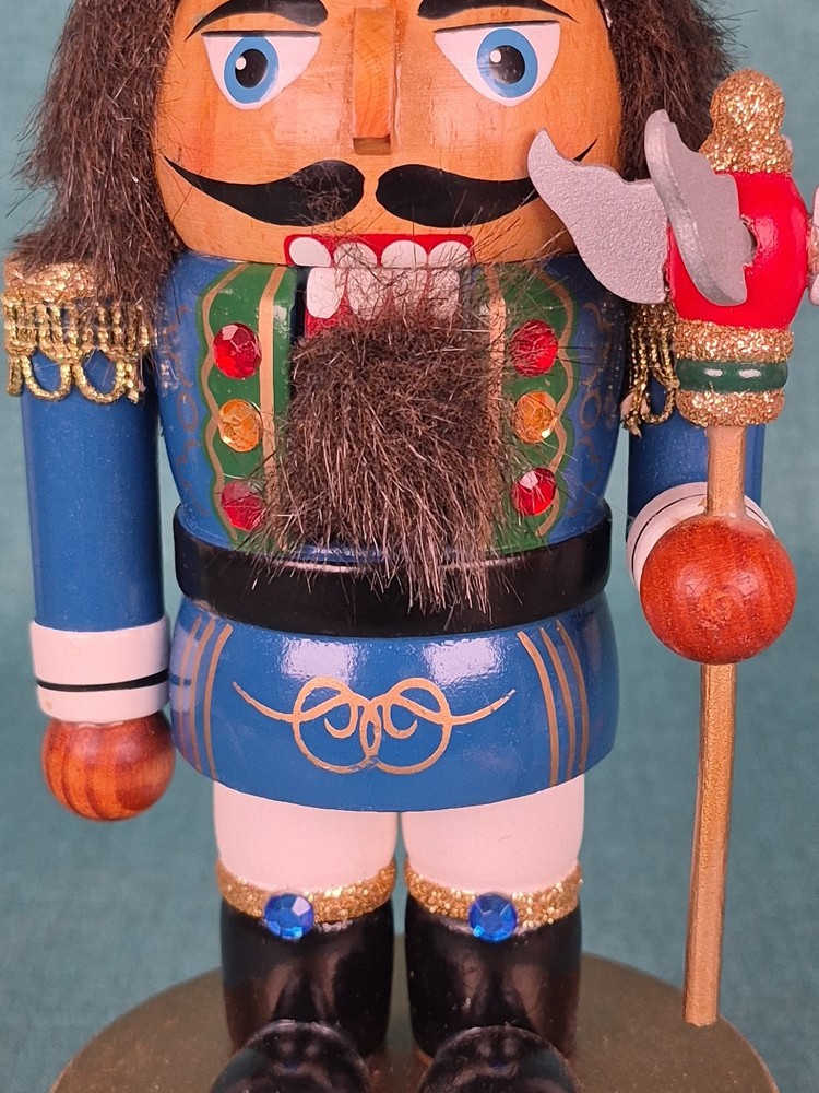 Musical Wooden Soldier Christmas Nutcracker 9" Tall