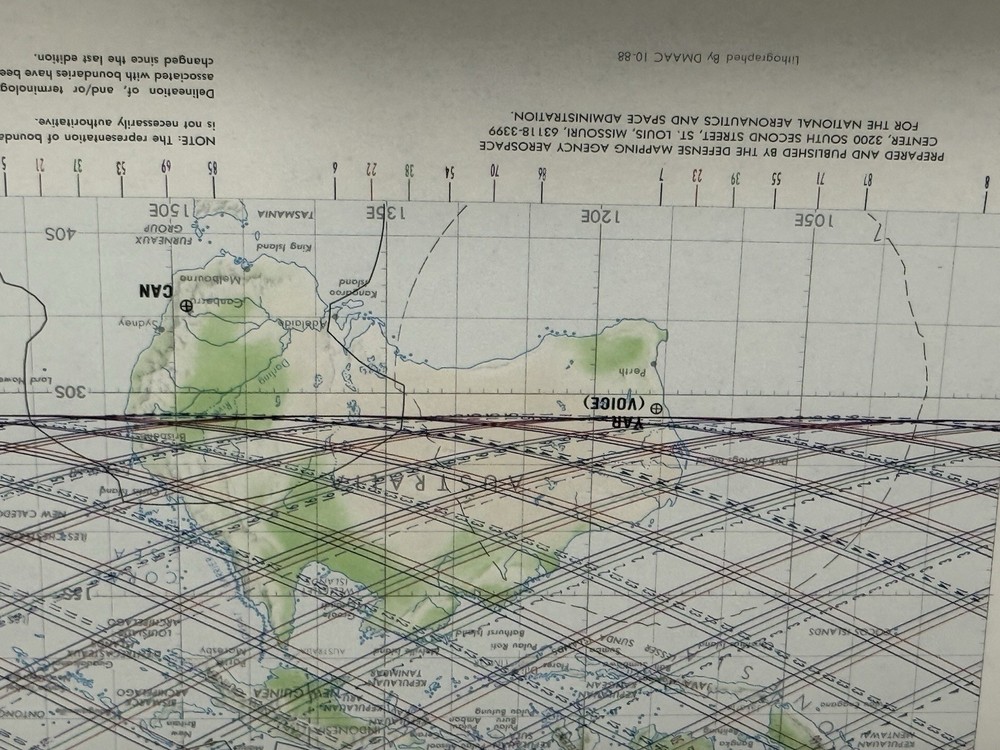 STS-29 MISSION CHART NASA Space Shuttle Mission Chart