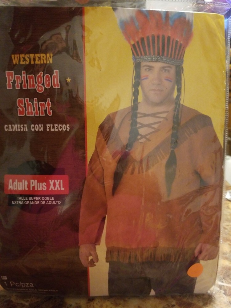 Plus Fringed Shirt Costume #233