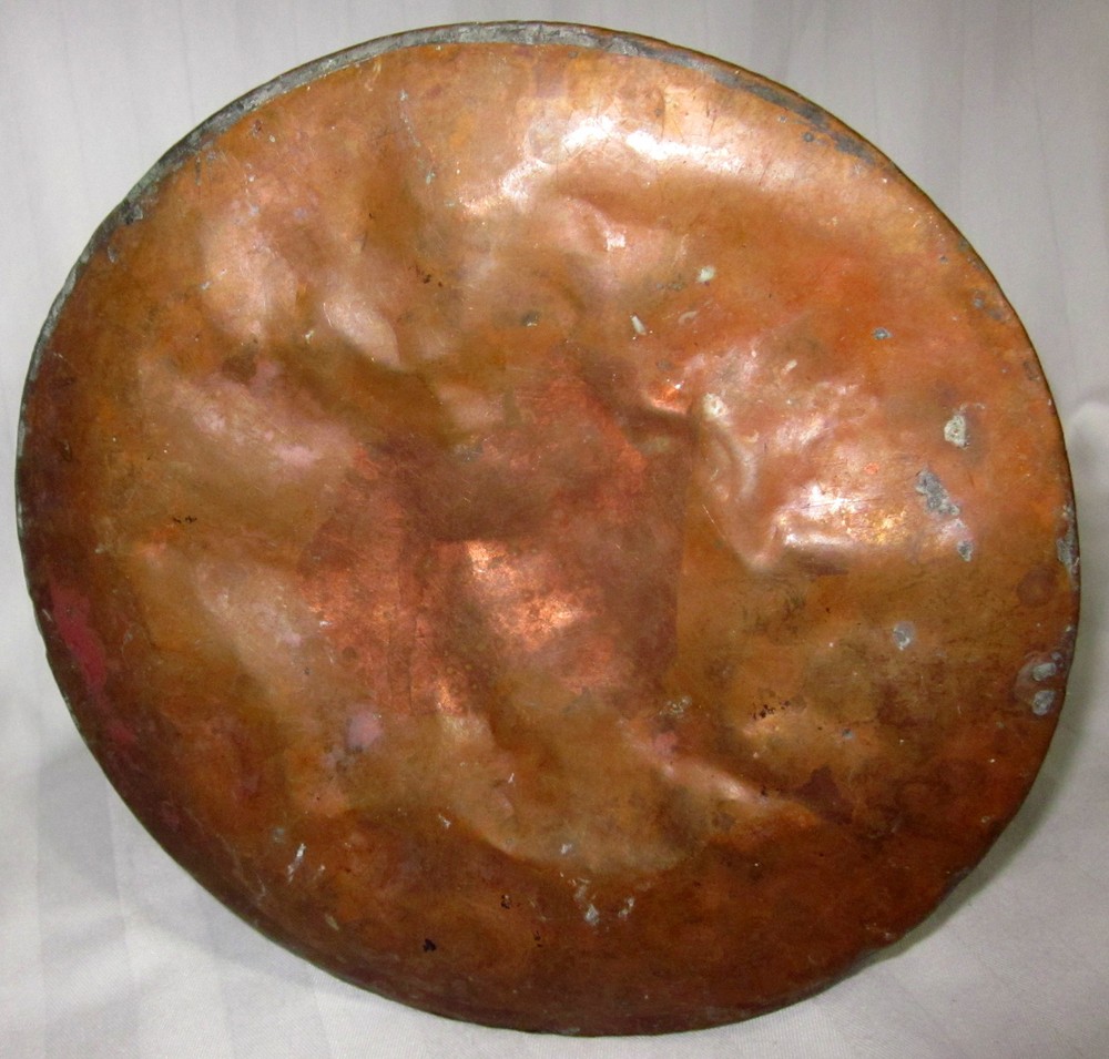 Copper Over Metal Hammered Caldron