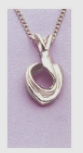 Solid Sterling Silver Pendant Blank