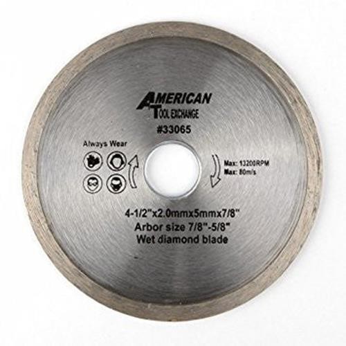 4 1/2" Diameter Wet Cutting Diamond Blade