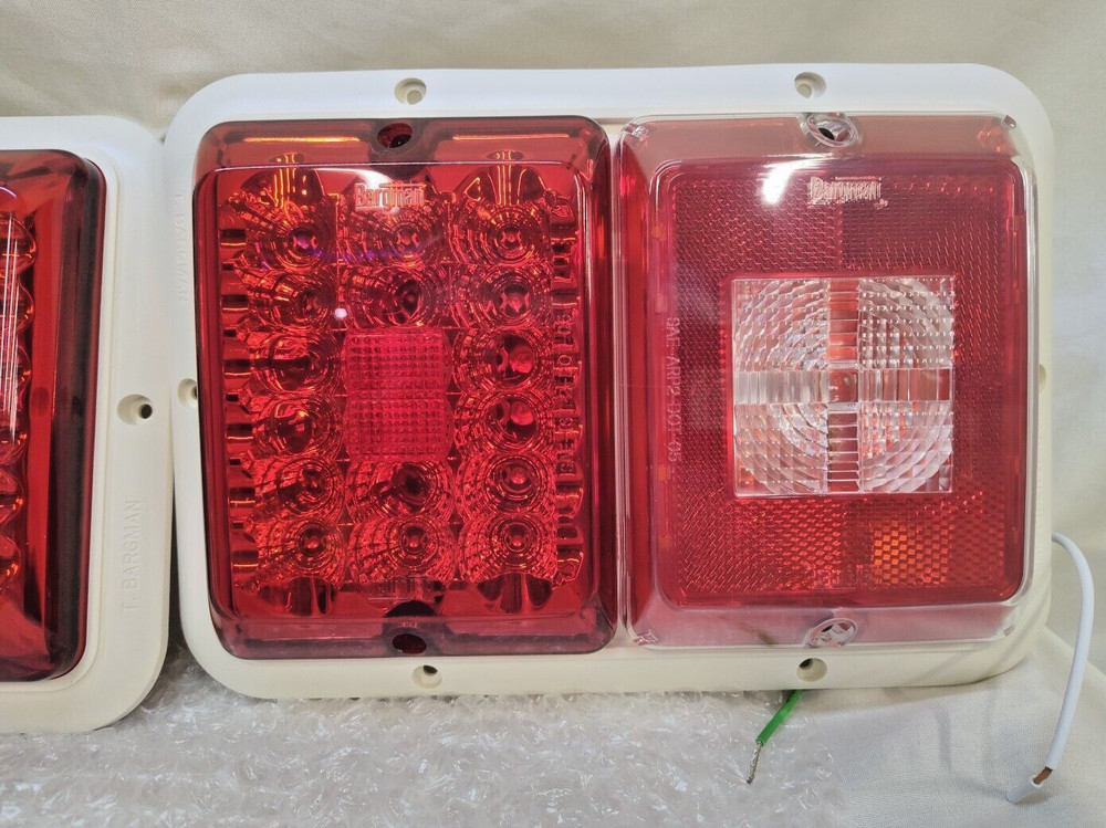 Bargman 47-84-001 Trailer Taillight Horizontal Red LED YOU GET 1 PAIR (2) LIGHT