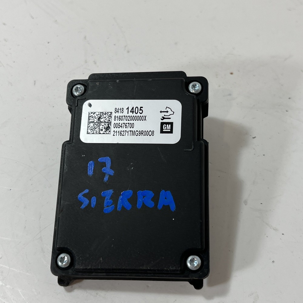 2017 GMC SIERRA FRONT VIEW WINDSHIELD CAMERA 84181405 OEM