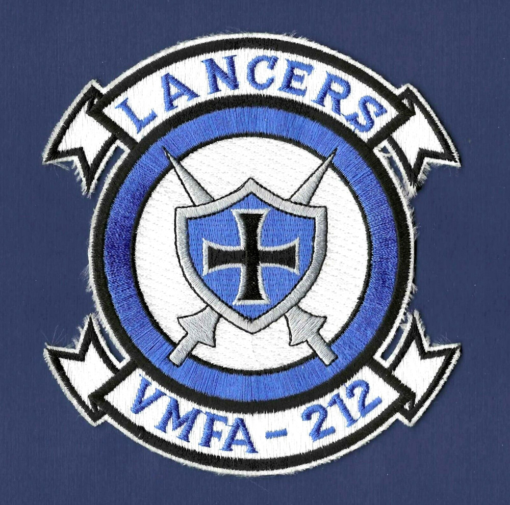USMC VMFA-212 Marine Fighter Attack Squadron "Lancers" Patch