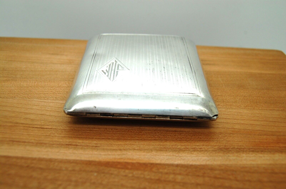 ANTIQUE HAVONE STERLING SILVER CIGARETTE CASE