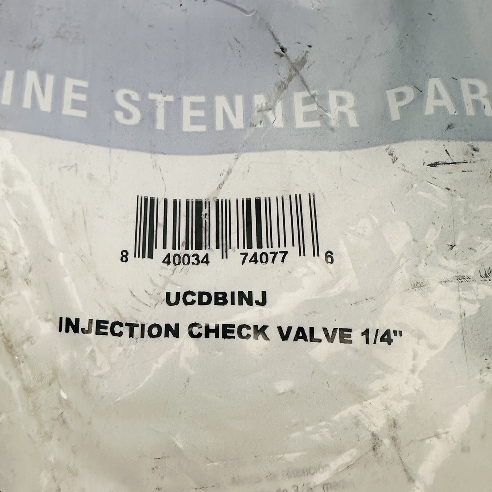 STENNER PUMPS INJECTION CHECK VALVE 1/4" UCDBINJ