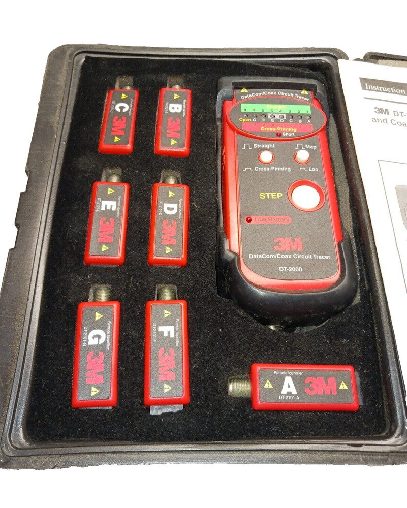 3M DT-2000 DATA COMMUNICATIONS AND COAX CABLE DETECTION INSTRUMENTS
