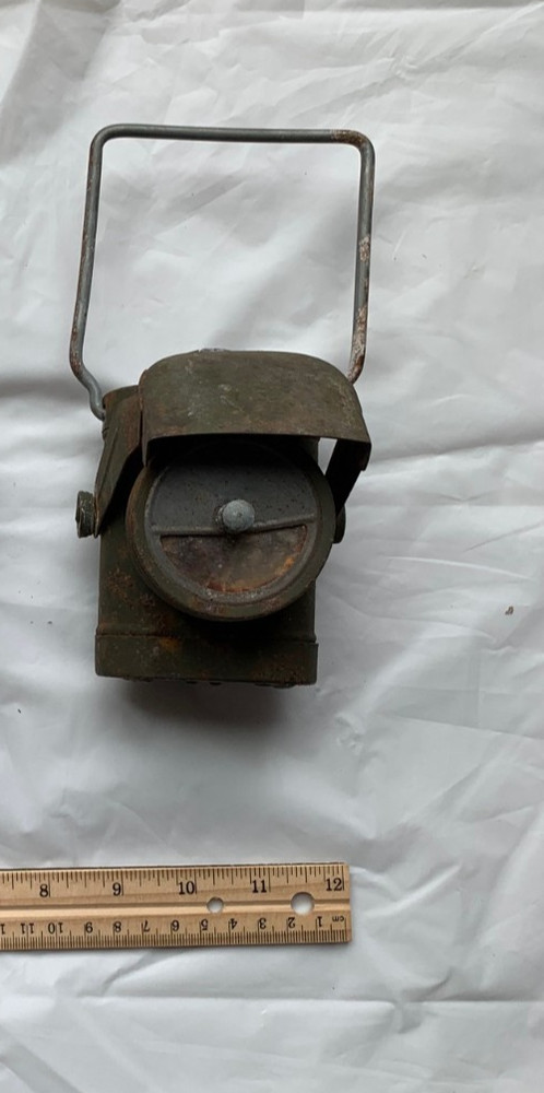 Vintage British WW2 Military bicycle lantern (3 available)