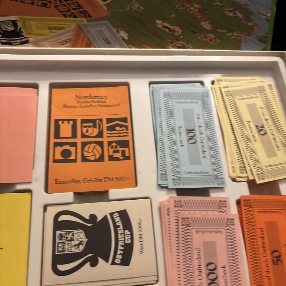 8mal durch Ostfriesland (1982) Rare Board game Complete German