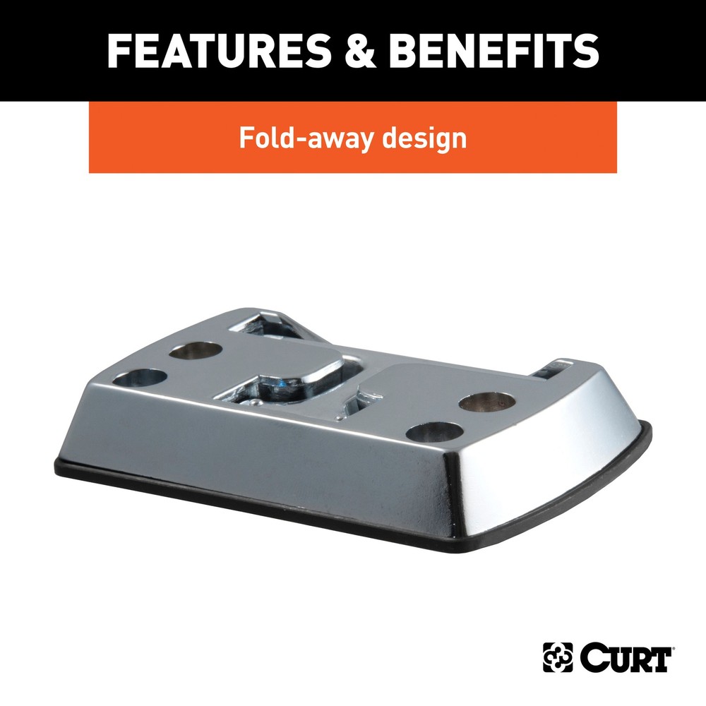 Curt-Fold-Away Rope Hook (1,200 lbs, Packaged)