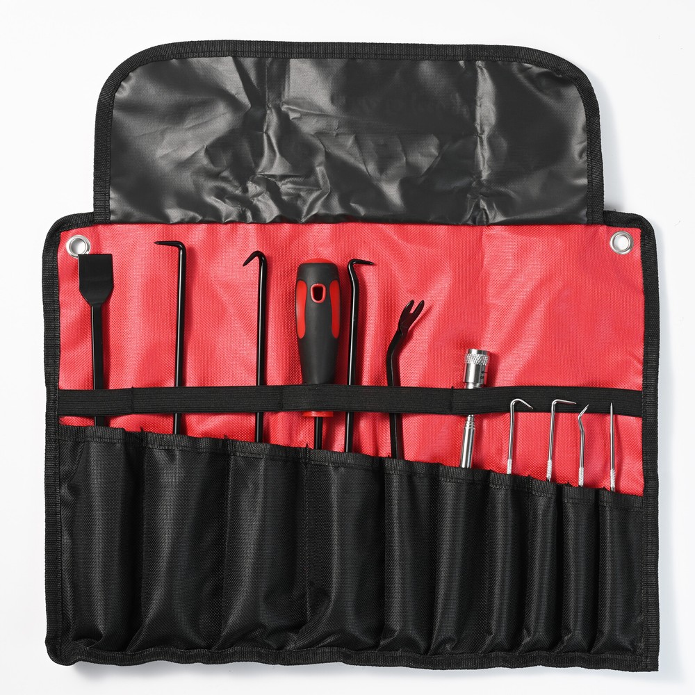 11pcs Pick And Hook Set With Scraper Magnetic Telescoping Hand Tool Kit