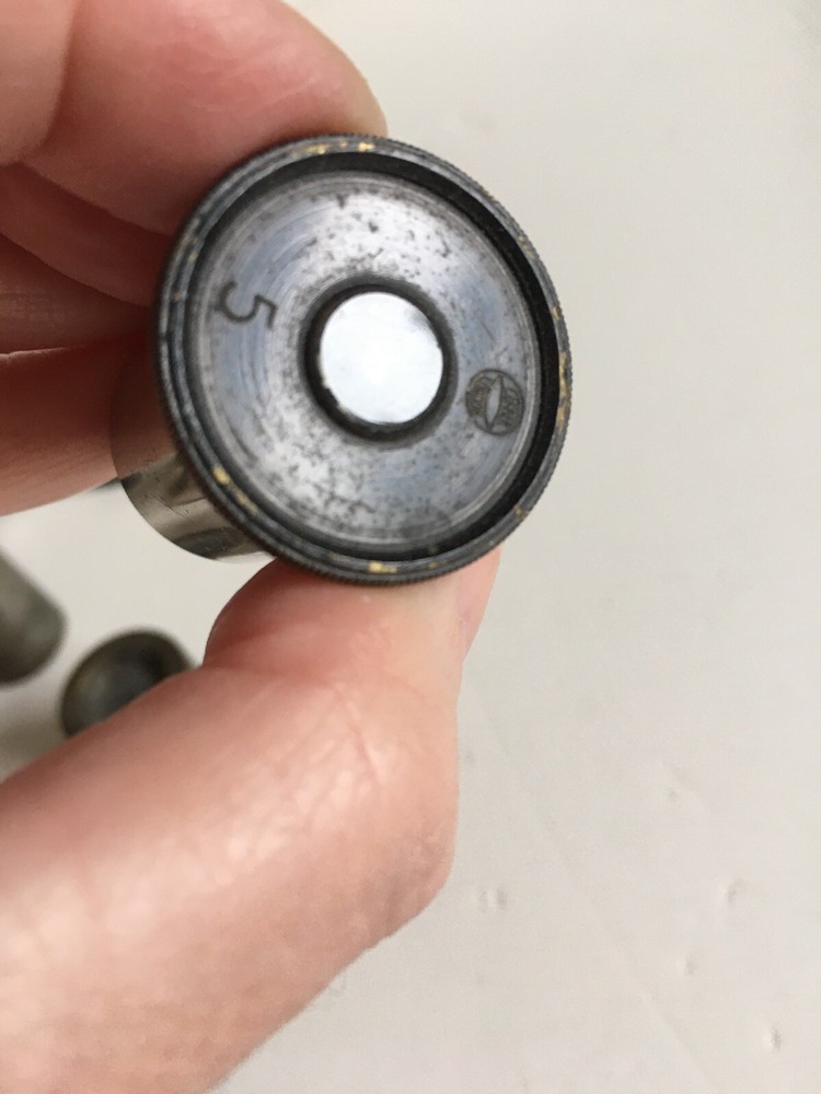 Lot of 7 assorted microscope eyepieces - see pics