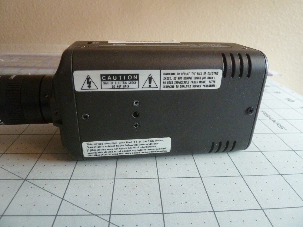 PSA CCD-324A Monochrome CCD Camera Electronic Iris & Shutter - READ NOTES BELOW