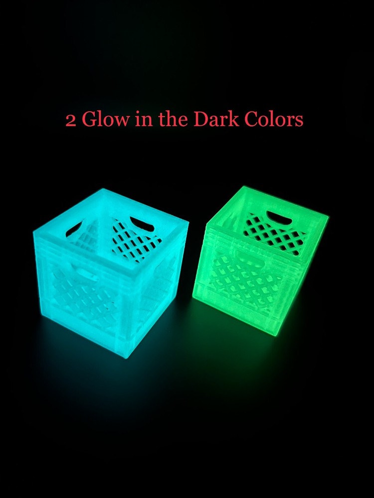 Large Mini Crate Organizer in various colors.