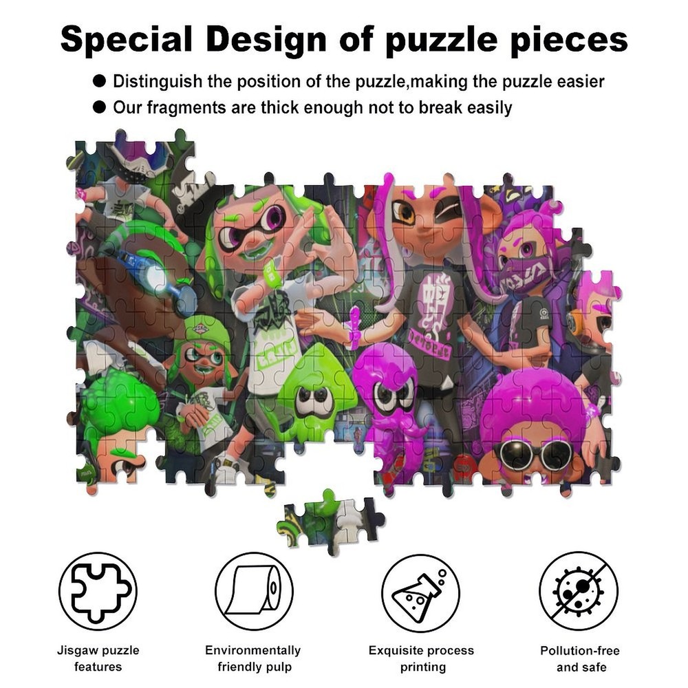 Splatoon Jigsaw Puzzle 200 Pieces Birthday Gift