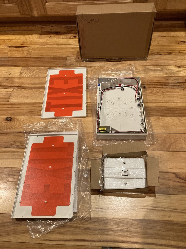 New EXIT Double-Face EMERGENCY RED Sign Model: JEE2RWE / 120V
