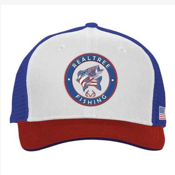 Realtree Fishing Ameri-Bass II Trucker Hat NWT