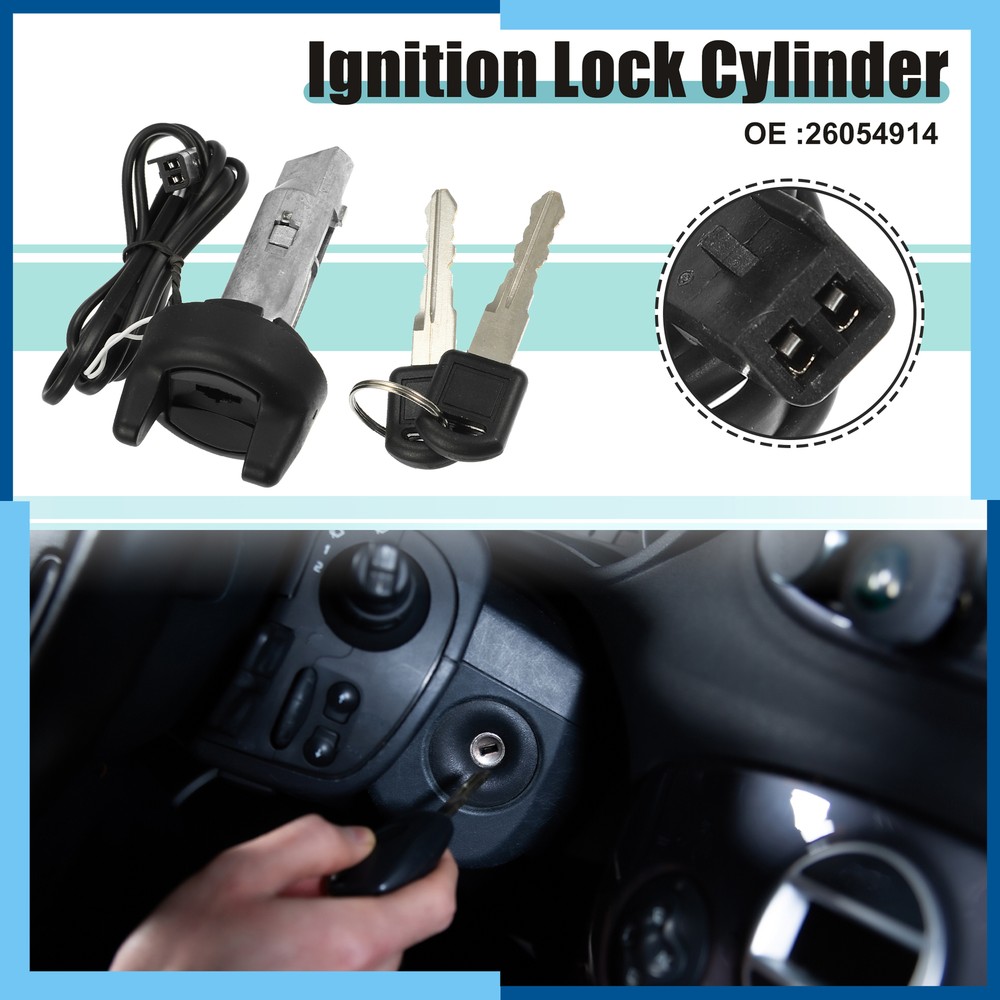 Pack (3) Ignition Switch Cylinder Lock Assembly for Buick Century