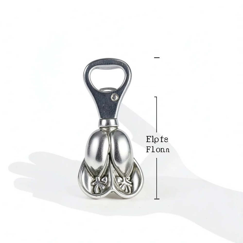 Thirstystone Bottle Opener, Flip Flops, Silver