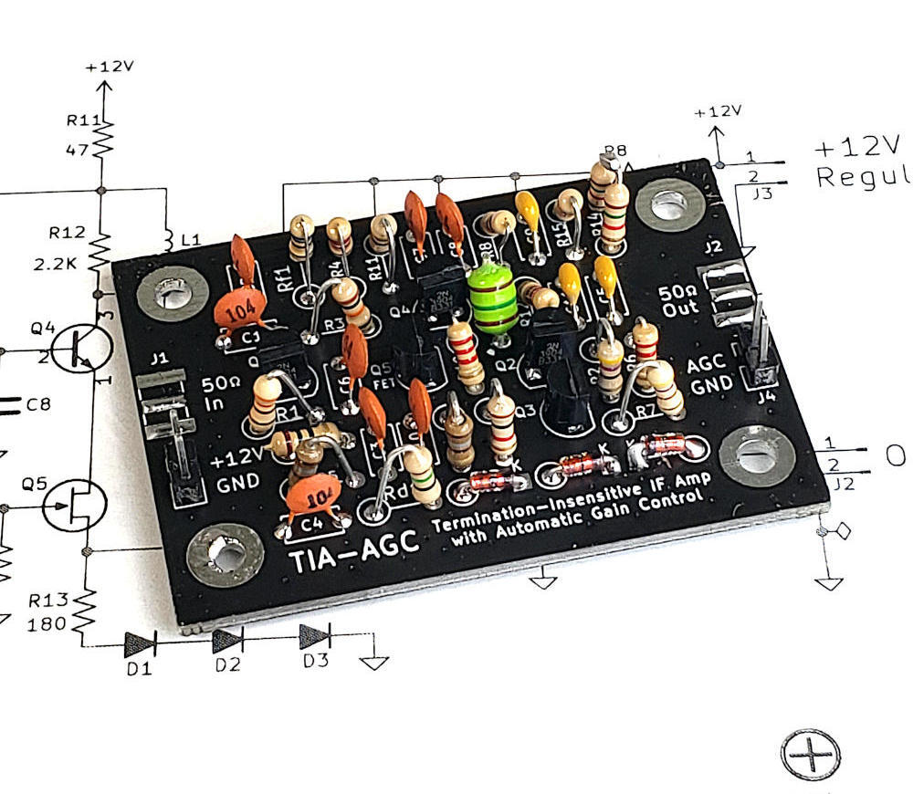 TIA-AGC IF Amp / Termination Insensitive, Auto Gain Control / Programmable Gain