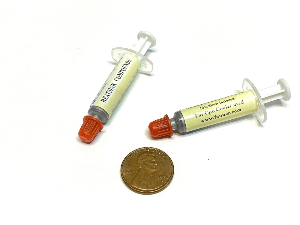 10 Pieces BXR Silver Thermal Grease CPU gpu Heatsink Compound Paste Syringe B24