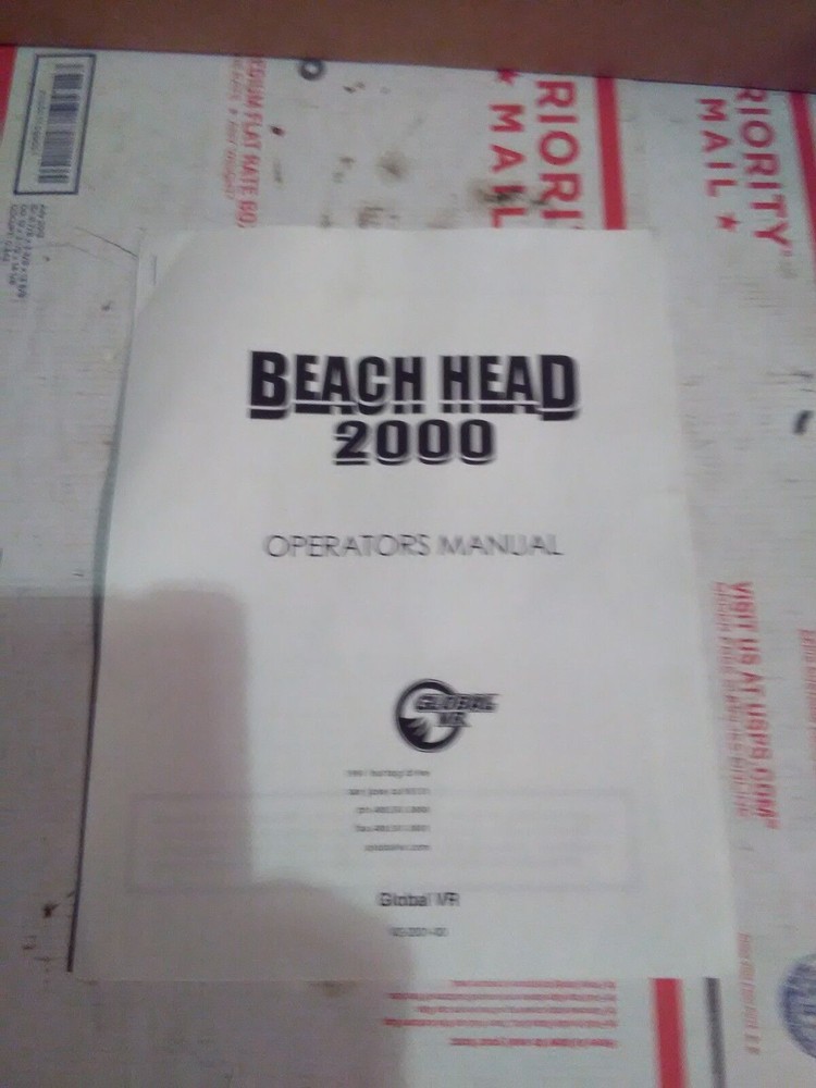 beach head 2000 arcade manual