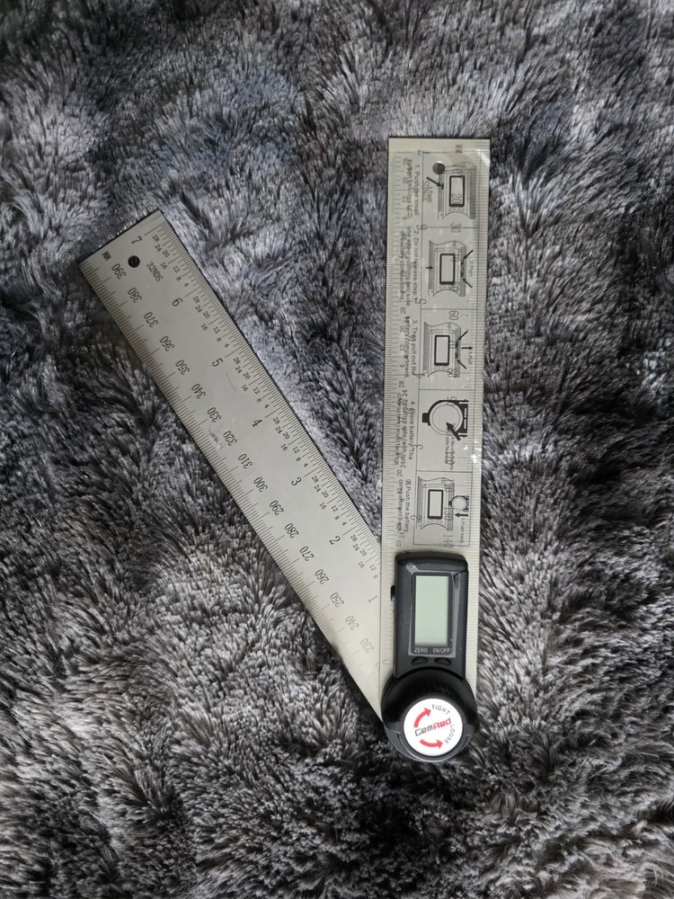 GemRed Digital Angle Finder Protractor   Digital Protractor 7inch/200mm