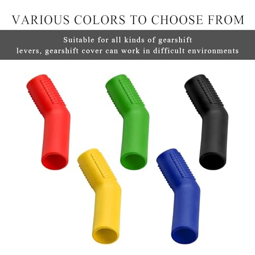 2PCS Motorcycle Rubber Gear Shift Lever Shoe Protector, Universal Anti Black