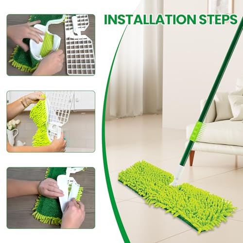 3 Pack Mop Head Replacement for Libman 18" 2-Sided Microfiber Dust Mop,