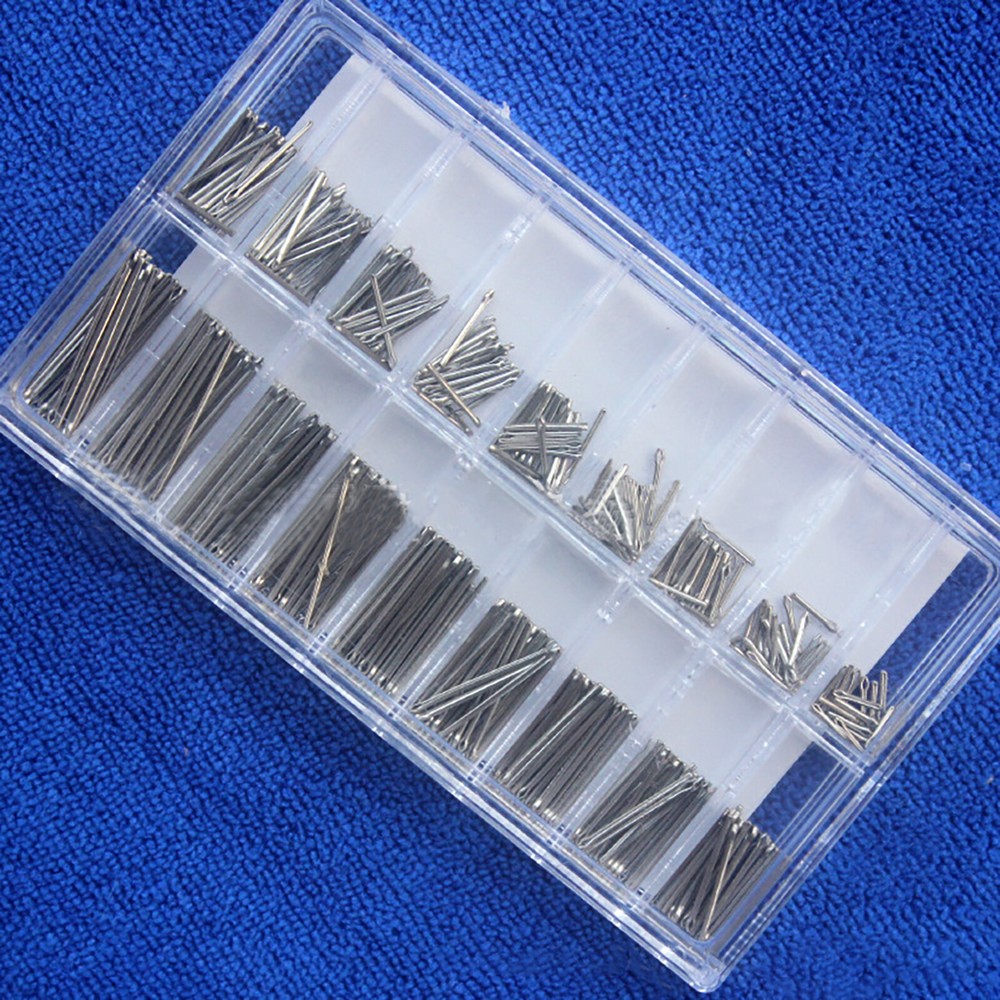 360Pcs 1mm Watch Band Strap Spring / Split Cotter Bars Link Pins Quality 6-23mm