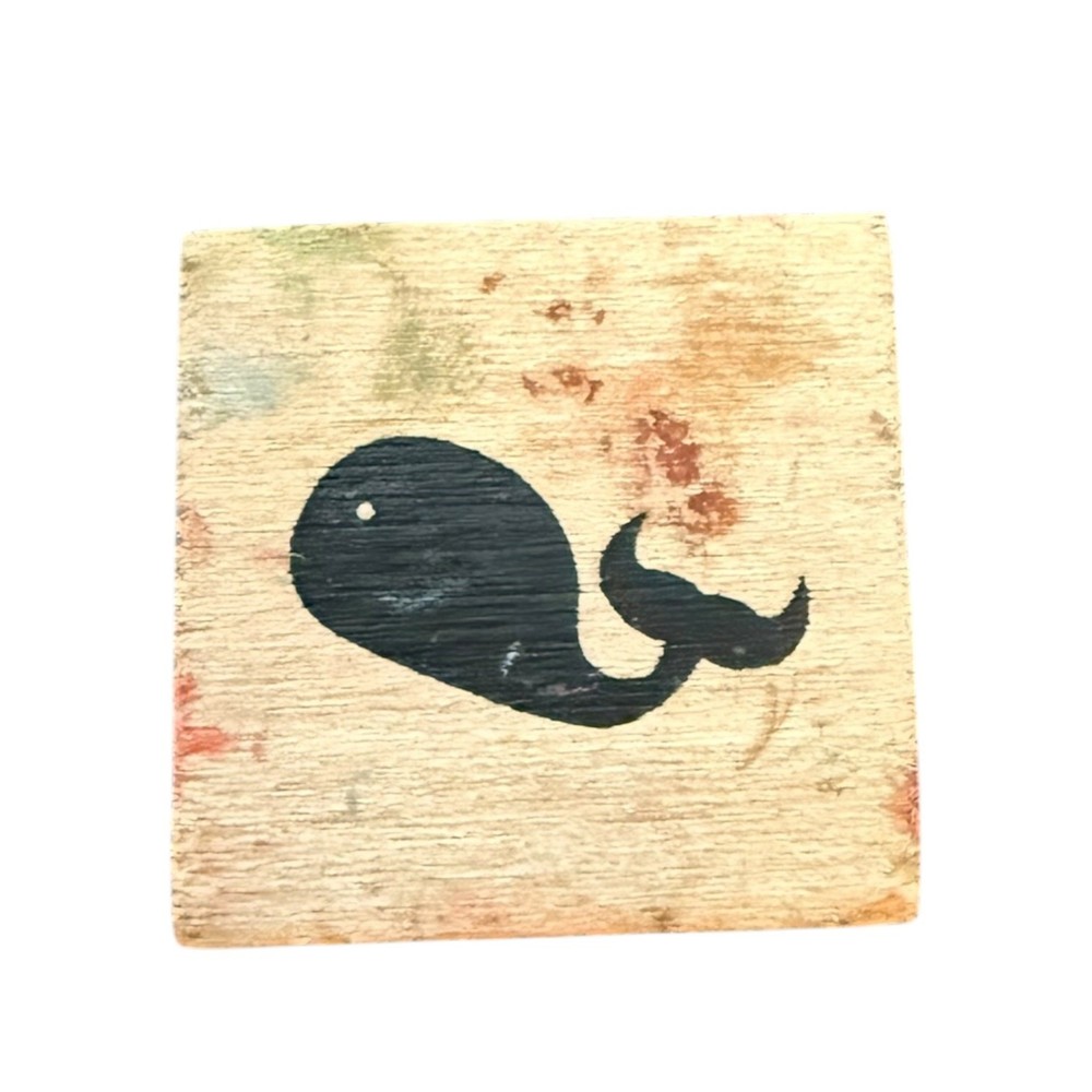 Unbranded Mini Whale Rubber Stamp