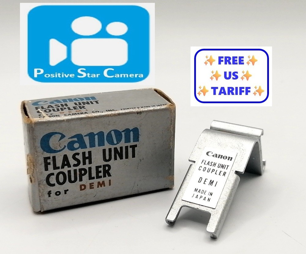 🎦👀✨MINT✨ Canon Flash Unit Coupler for DEMI From JAPAN