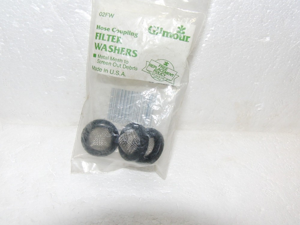 GILMOUR HOSE COUPLING FILTER WASHERS 3 Pack #02FW NEW