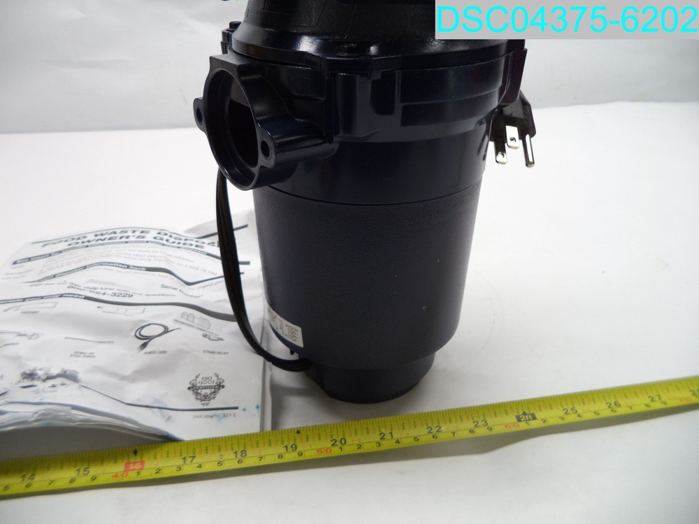 2C4-079956 291PC Whirlaway 1/3 HP Garbage Disposal with Power Cord 029122102911