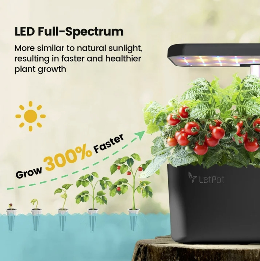 Smart App & Wifi Controlled Hydroponics Mini 5 Pod System Indoor Garden Planter
