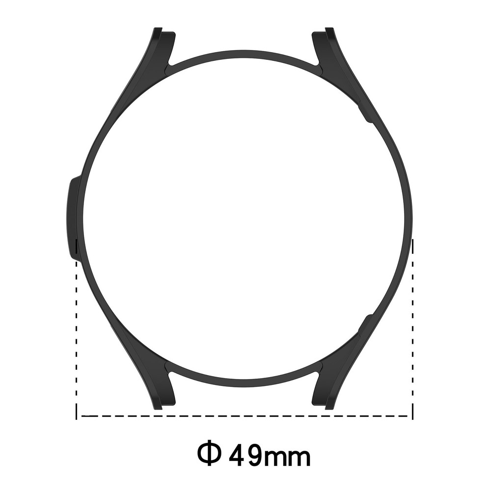 PC Half-wrapped Protective Case for Samsung Galaxy Watch 6 Classic