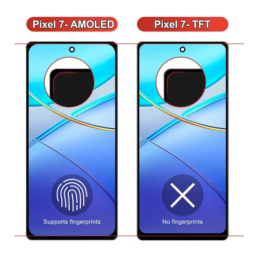 Incell For Google Pixel 7 GQML3 GVU6C LCD Display Touch Screen Replacement